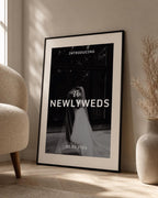 Personalised Newlyweds Photo Print