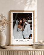 Personalised Wedding Couple Photo Print