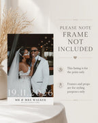 Personalised Wedding Couple Photo Print