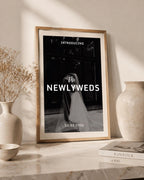 Personalised Newlyweds Photo Print