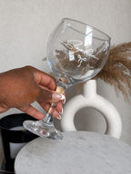 Personalised Bow Gin Glass – Custom Name