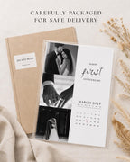 Personalised First Anniversary Calendar Print