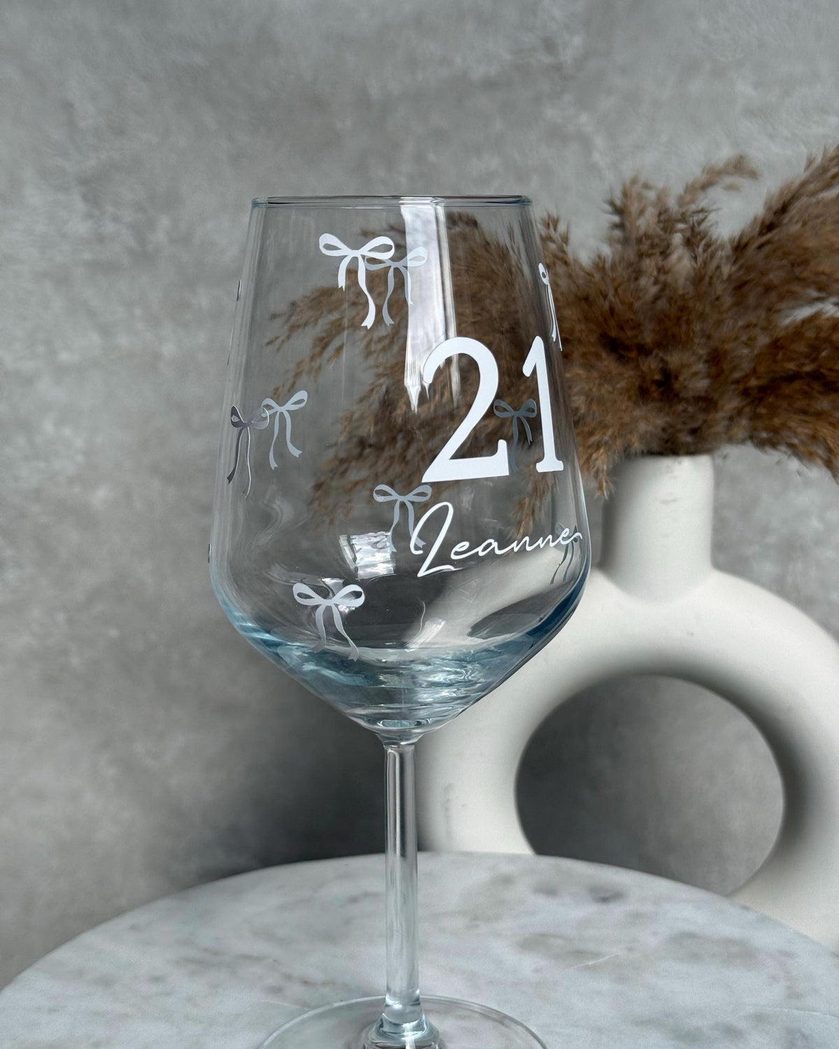 Personalised Best Friend Birthday Wine Glass