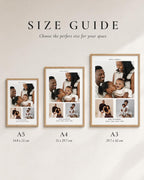Personalised Family Photo Collage Print
