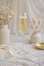Personalised 21st Birthday Champagne Flute