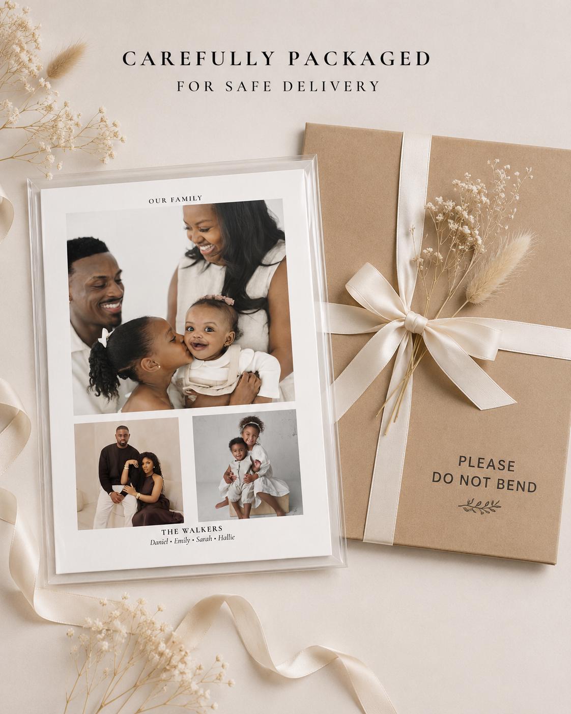 Personalised Family Photo Collage Print