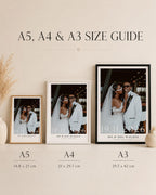 Personalised Wedding Couple Photo Print