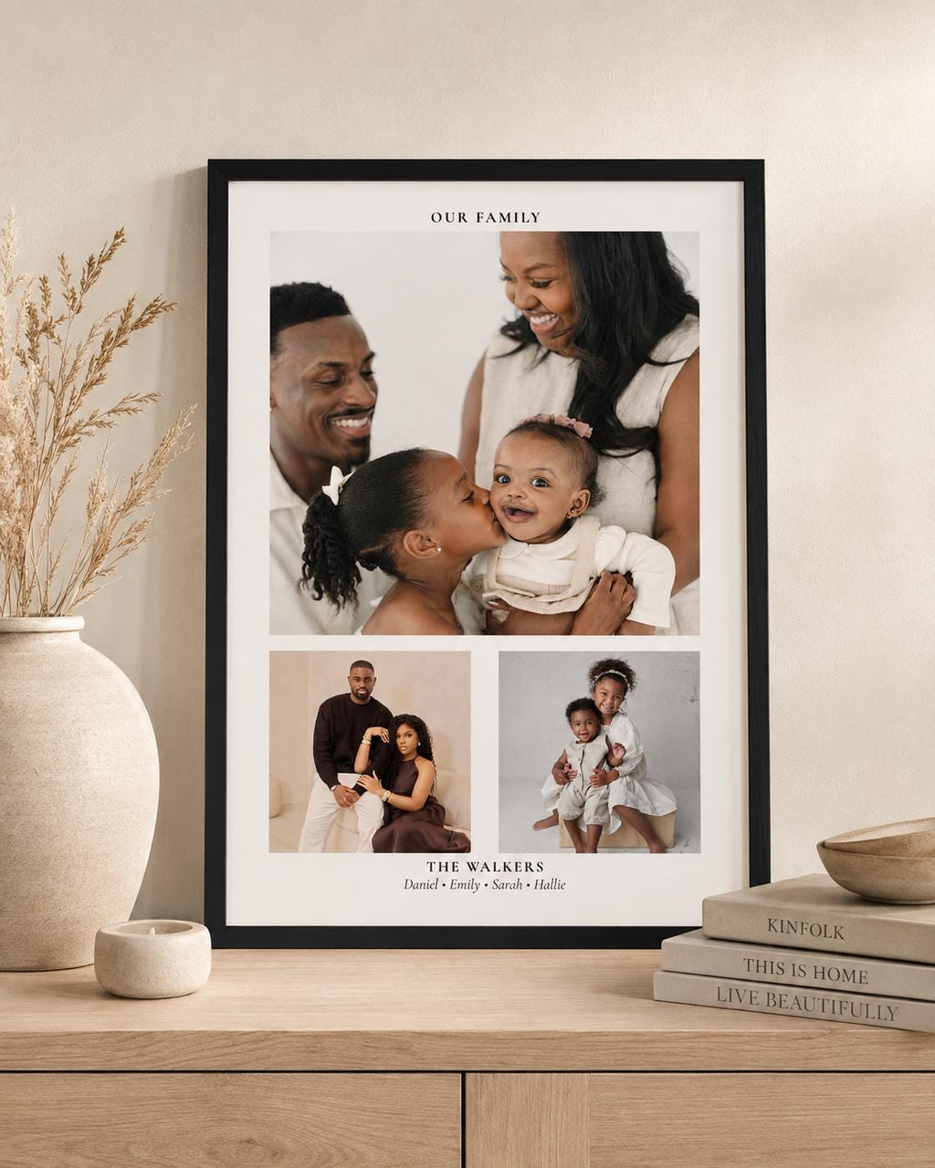 Personalised Family Photo Collage Print