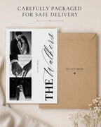 Personalised 3-Photo Wedding Collage Print