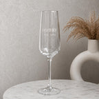 Personalised Mr & Mrs Champagne Flutes – Surname & Date