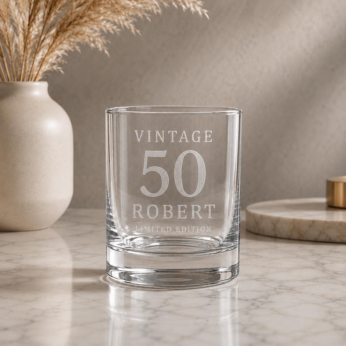 Personalised Vintage Limited Edition Whisky Glass