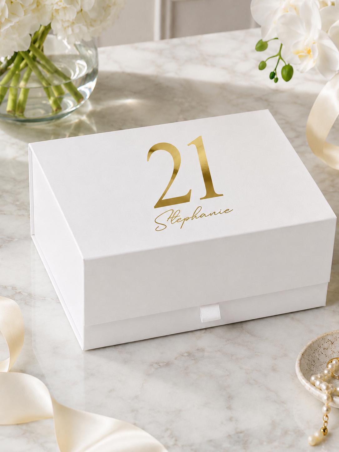 Personalised Luxury Magnetic Gift Box