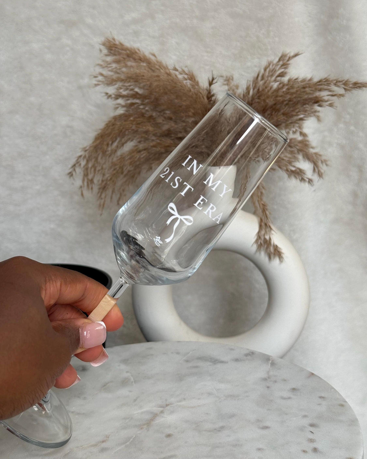 In My 21st Era Champagne Glass
