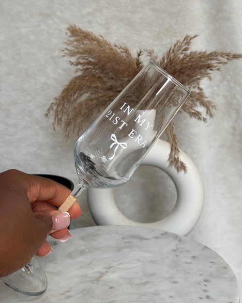 In My 21st Era Champagne Glass