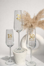 Personalised 18th Birthday Champagne Flute