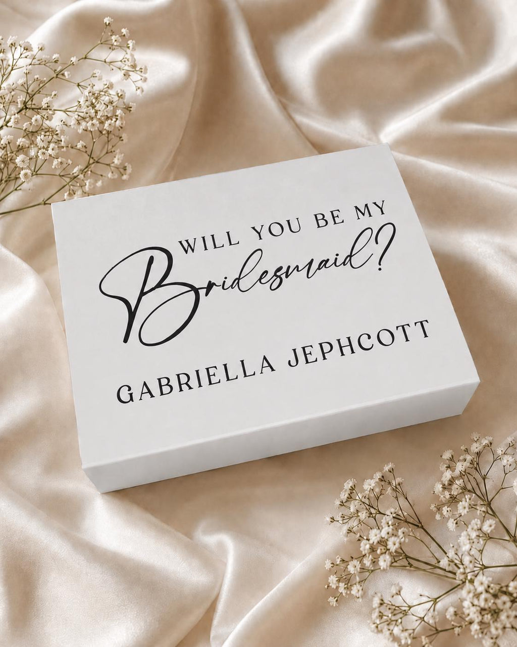 Personalised Bridesmaid Proposal Gift Box