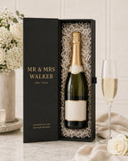 Personalised Wedding Champagne Bottle Gift Box