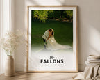 Personalised Wedding Surname Photo Print
