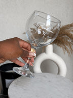 Personalised Bow Gin Glass – Custom Name