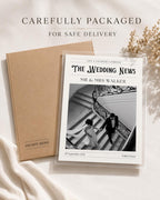 Personalised Wedding Newspaper Photo Print