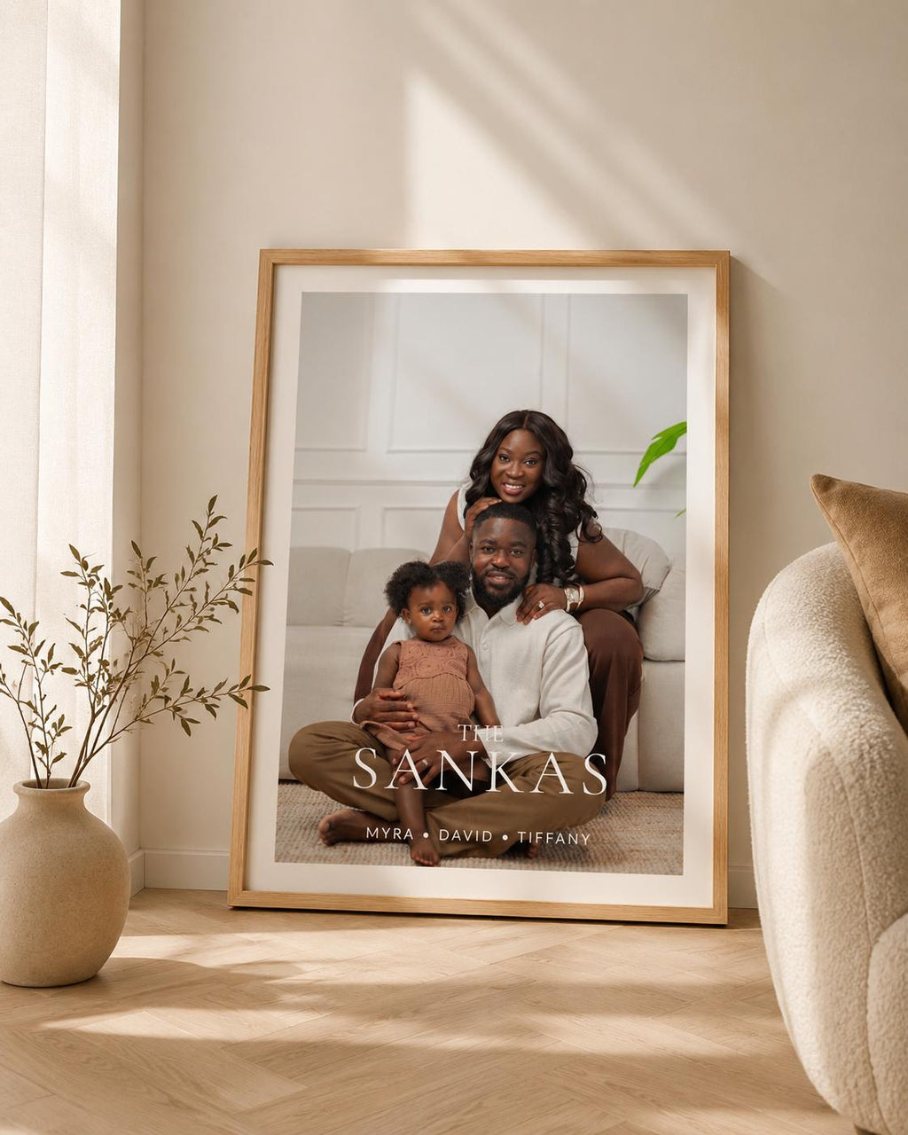 Personalised Family Surname Photo Print