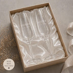 Personalised Mr & Mrs Champagne Flutes – Surname & Date