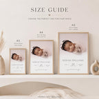 Personalised Baby Birth Details Print