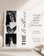 Personalised 3-Photo Wedding Collage Print