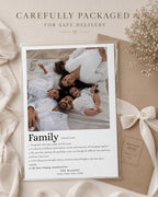 Personalised Family Definition Print